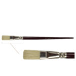 PINCEL PLANO CARRADO CERDA BLANCA